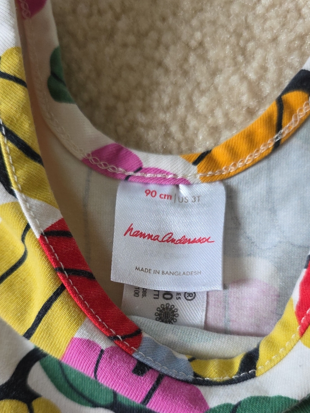 Hanna Andersson Colorful Pumpkin Print Long Sleeve Dress - Picture 2 of 5